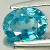 1.70 Ct. Oval Shape Natural Blue Zircon Cambodia Gem