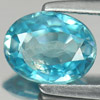 1.80 Ct. Oval Shape Natural Blue Zircon Cambodia Gem