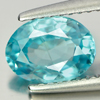 1.87 Ct. Good Natural Gemstone Blue Zircon Oval Shape