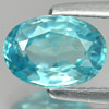 1.54 Ct. Oval Shape Natural Blue Color Zircon Cambodia
