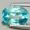 1.96 Ct. Oval Shape Natural Blue Color Zircon Cambodia