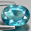1.63 Ct. Oval Shape Natural Blue Color Zircon Cambodia