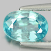 1.93 Ct. Good Oval Shape Natural Gem Blue Color Zircon