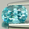 1.70 Ct. Oval Shape Natural Blue Color Zircon Cambodia
