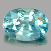 1.35 Ct. Oval Shape Natural Gem Blue Zircon Sz 7 x 5 Mm.