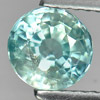1.22 Ct. Good Oval Shape Natural Gem Blue Zircon