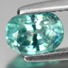1.35 Ct. Oval Shape Natural Blue Zircon Gem