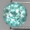 1.44 Ct. 6 x 6 Mm. Round Shape Natural Gem Blue Zircon