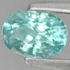 1.31 Ct. Oval Shape Natural Blue Zircon Cambodia Gem