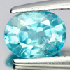 1.14 Ct. Dazzling Oval Natural Gem Blue Zircon