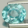 1.02 Ct. Oval Shape Natural Blue Color Zircon Cambodia