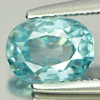 1.31 Ct. Oval Shape Natural Blue Color Zircon Cambodia