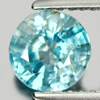 1.34 Ct. Charming Natural Gem Blue Zircon Round Shape