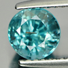 1.48 Ct. 6.1 Mm. Round Natural Blue Zircon Cambodia Gem