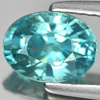 1.89 Ct. VVS Oval Natural Gem Blue Zircon Cambodia
