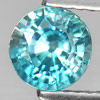 1.30 Ct. Good Cutting Round Natural Gem Blue Zircon