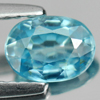 Calibrate Size 1.15 Ct. Oval Shape Natural Gem Blue Zircon