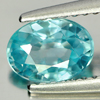 1.24 Ct. Oval Shape Natural Gem White Zircon Cambodia