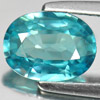 1.76 Ct. Oval Shape Natural Blue Zircon Cambodia Gem