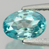 1.27 Ct. Clean Oval Natural Blue Color Zircon Cambodia