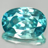 1.31 Ct. Oval Shape Natural Blue Color Zircon Gem