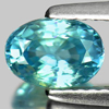 1.25 Ct. Good Color Oval Shape Natural Blue Zircon Gem