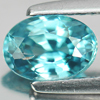 1.38 Ct. Oval Shape Natural Blue Color Zircon Cambodia