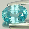 1.20 Ct. Oval Shape Natural Blue Color Zircon Cambodia