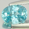 1.42 Ct. Oval Shape Natural Blue Color Zircon Cambodia