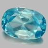1.15 Ct. Oval Natural Gem Blue Color Zircon Sz 7 x 5 x 3 Mm.