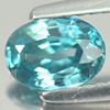 1.27 Ct. Oval Shape Natural Blue Color Zircon Cambodia