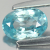 1.26 Ct. Oval Shape Natural Blue Color Zircon Cambodia
