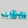 1.73 Ct. 2 Pcs. Mix Shape Natural Blue Zircon Cambodia
