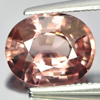 Zircon Imperial Pink 3.35 Ct. Oval 9.6 x 7.9 Mm. Natural Gemstone Unheated