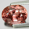 Zircon Imperial Pink 4.47 Ct. Clean Oval 10.2 x 7.7 Mm Natural Unheated Gemstone