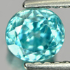 1.07 Ct. Oval Shape Natural Gem Blue Color Zircon