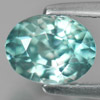 Blue Zircon 1.66 Ct. Oval Shape 7.6 x 5.9 Mm. Natural Gemstone Cambodia