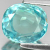 2.73 Ct. Oval Shape Natural Gem Blue Zircon Cambodia