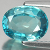 2.29 Ct. Good Color Oval Shape Natural Blue Zircon Gem