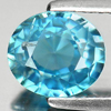 1.89 Ct. Good Color Oval Shape Natural Blue Zircon Gem
