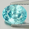 2.21 Ct. Oval Shape Natural Blue Zircon Cambodia Gem