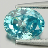 2.06 Ct. Oval Shape Natural Blue Zircon Cambodia Gem