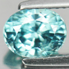 1.78 Ct. Oval Shape Natural Blue Zircon Cambodia Gem