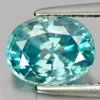 2.63 Ct. Oval Shape Natural Blue Zircon Cambodia Gem