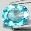 1.89 Ct. Oval Shape Natural Blue Zircon Gem