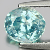 Calibrate Size 1.86 Ct. Oval Shape Natural Gem Blue Zircon
