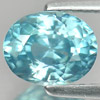 1.76 Ct. Oval Shape Natural Blue Zircon Cambodia Gem