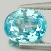 1.93 Ct. Oval Shape Natural Blue Zircon Cambodia Gem