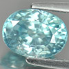 2.37 Ct. Oval Shape Natural Gem Blue Color Zircon