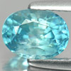 1.82 Ct. Oval Shape Natural Blue Zircon Cambodia Gem